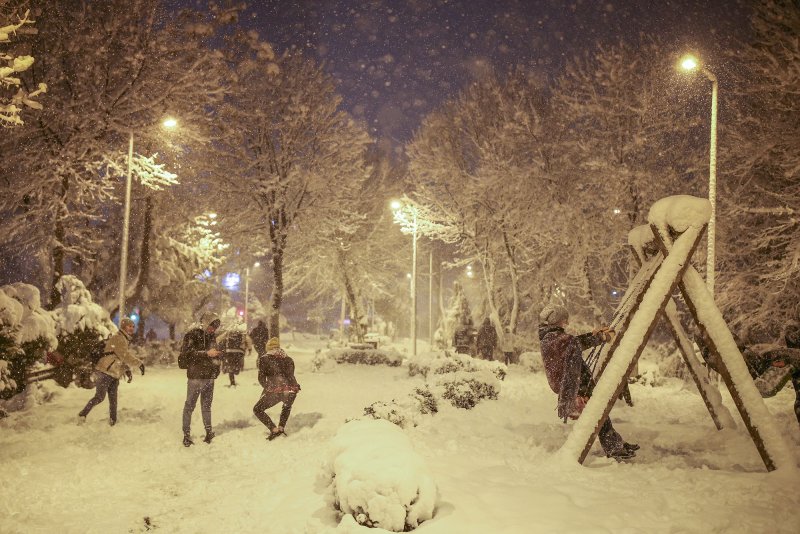 Стамбул Таксим зима