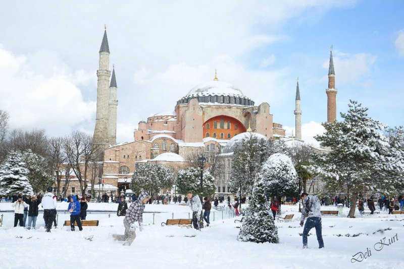 Султанахмет Стамбул зима