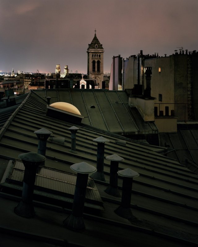 Закат на крыше