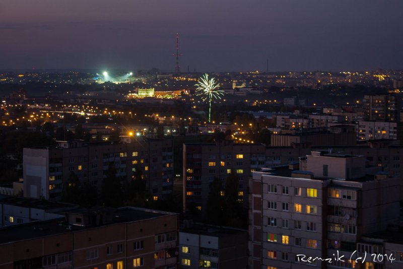 Вид с крыши Куйбышева 62 Омск