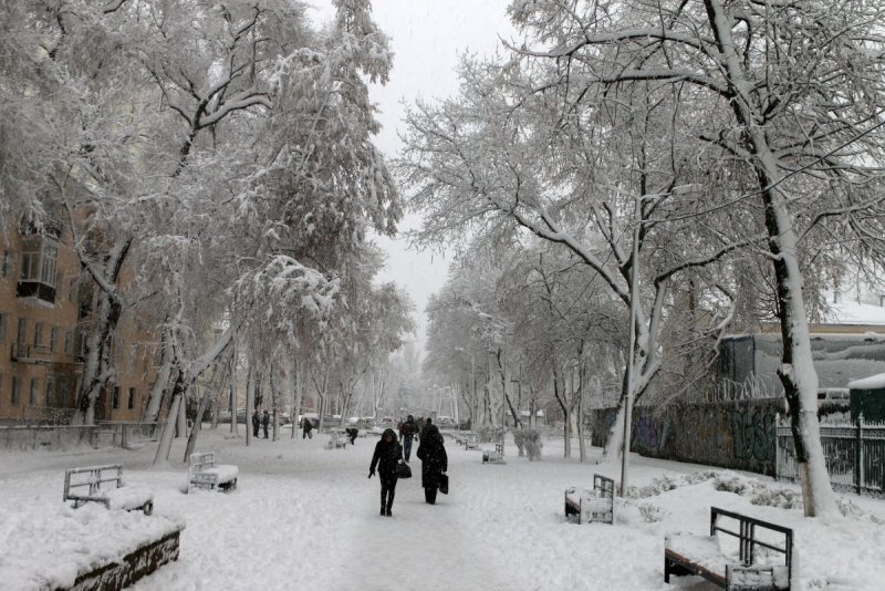 Маленький снег в Воронеже