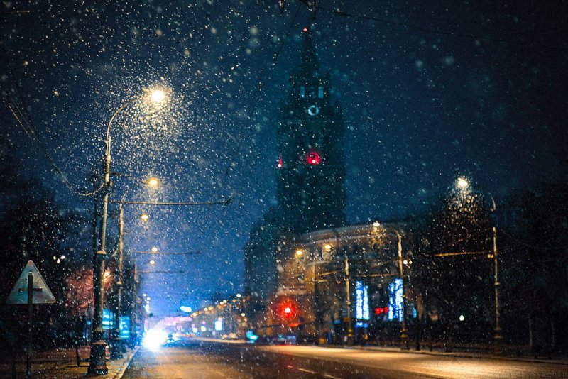 ЧС снегопад в городе Щучье