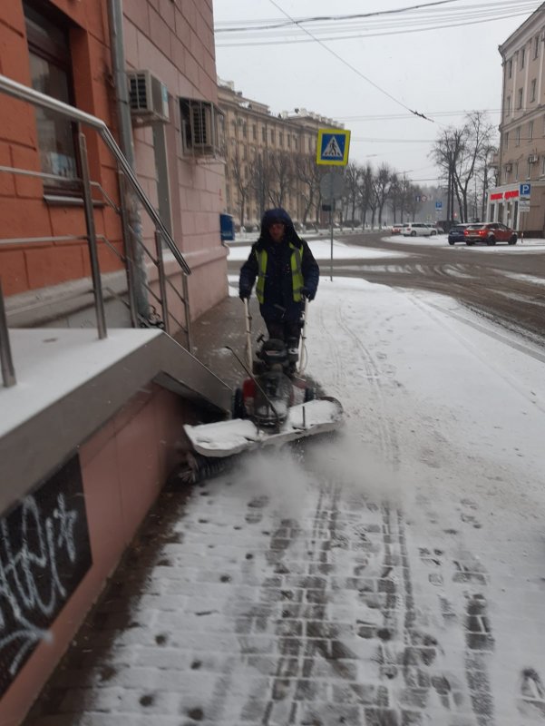 Воронеж уборка снега