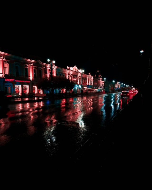 Ночной Омск