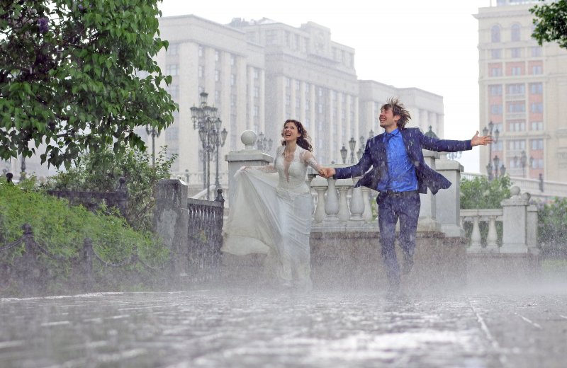 Летний дождь в Москве