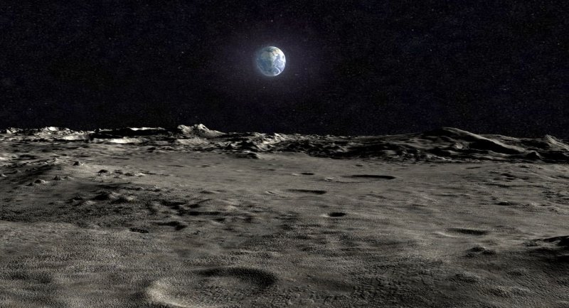 Ландшафт Луны