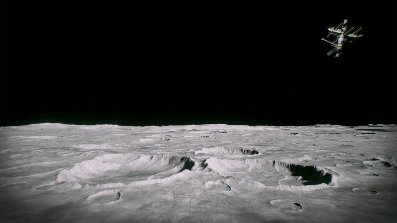 Снимок китайского лунохода Обратная сторона Луны 2