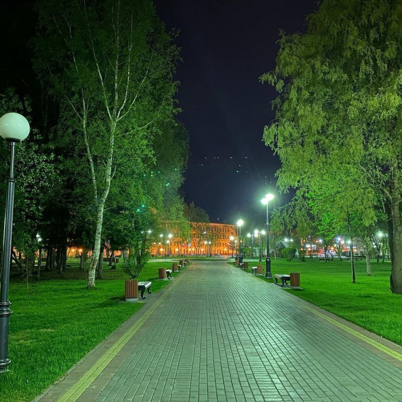 Ночной Томск лето