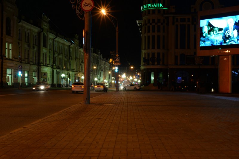 Ночной Томск лето