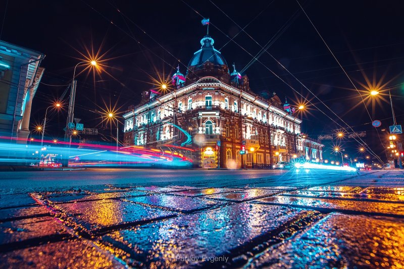 Томск ночью