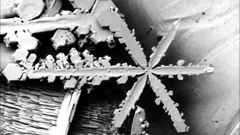 Снежынки под микроскоп