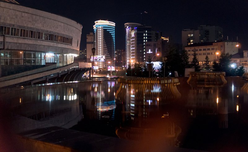 Новосибирск ночью фото с телефона летом