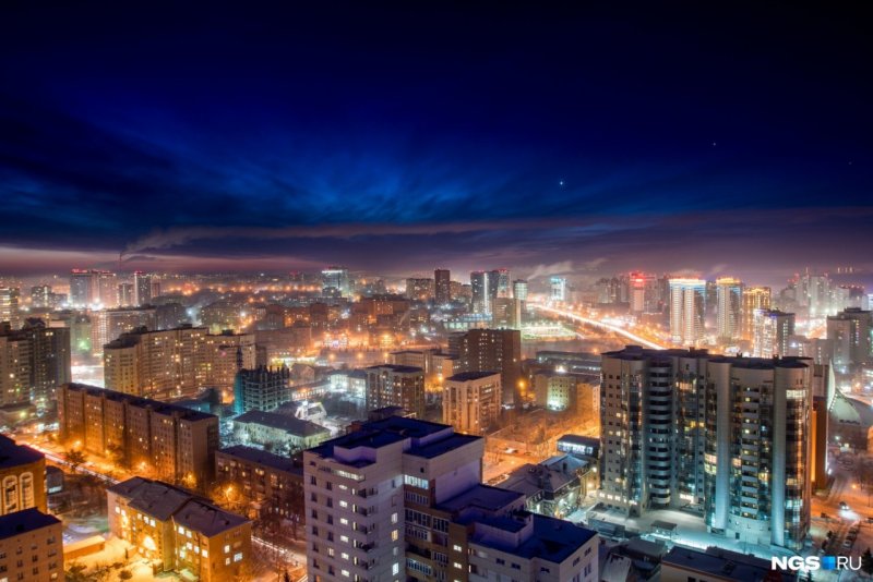 Фото Новосибирска с неба