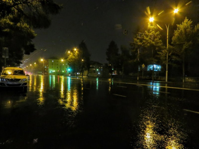 Дождливый летний вечер