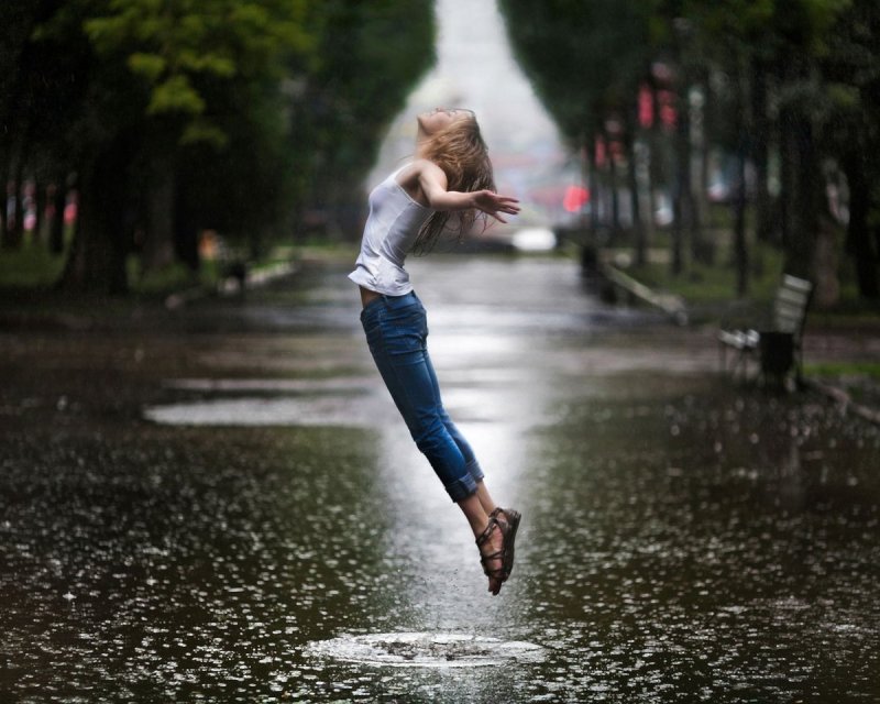 Танцевать под дождем