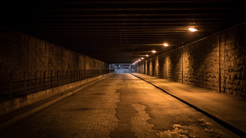 Туннель ночью