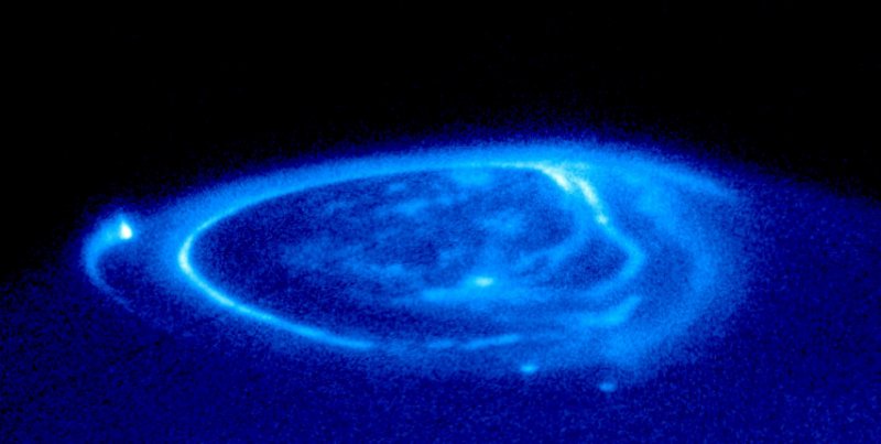 Юпитер в телескоп Хаббл