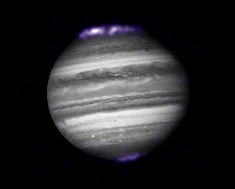 Снимки Юпитера сияние Вояджер