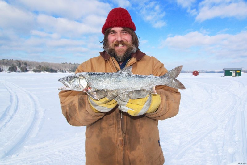 Зимняя рыбалка Канада