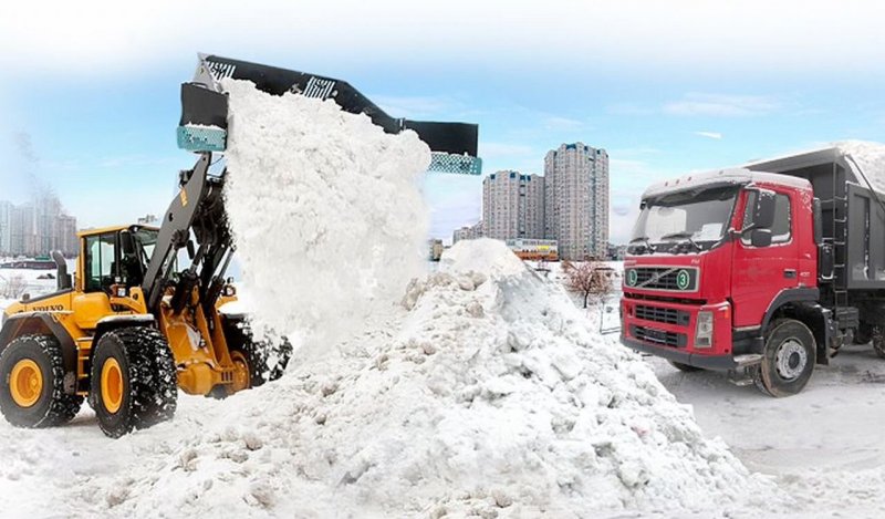 КАМАЗ-4310 уборка снега