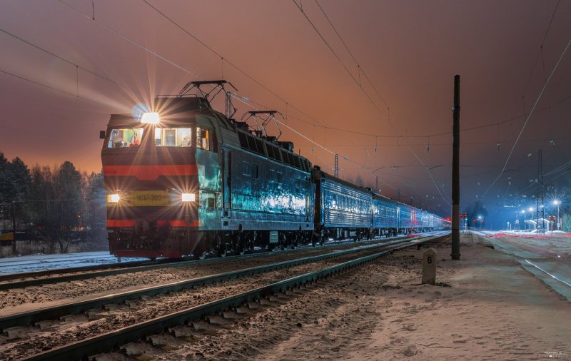 Поезд МЦД Москва-Сити