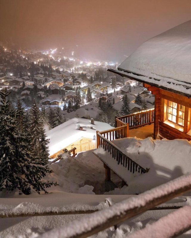 Зима в Швейцарии