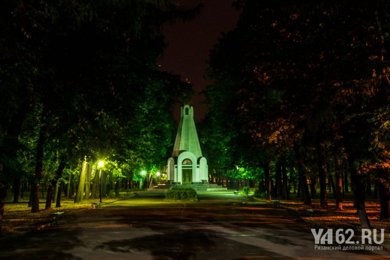 Красивые места в Рязани ночью