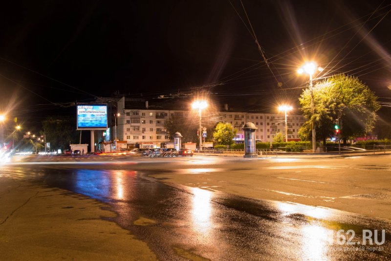 Ночные улицы Рязань