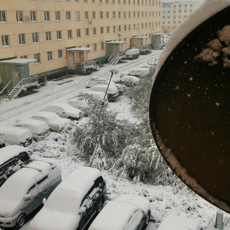 Снег в Якутии 2020