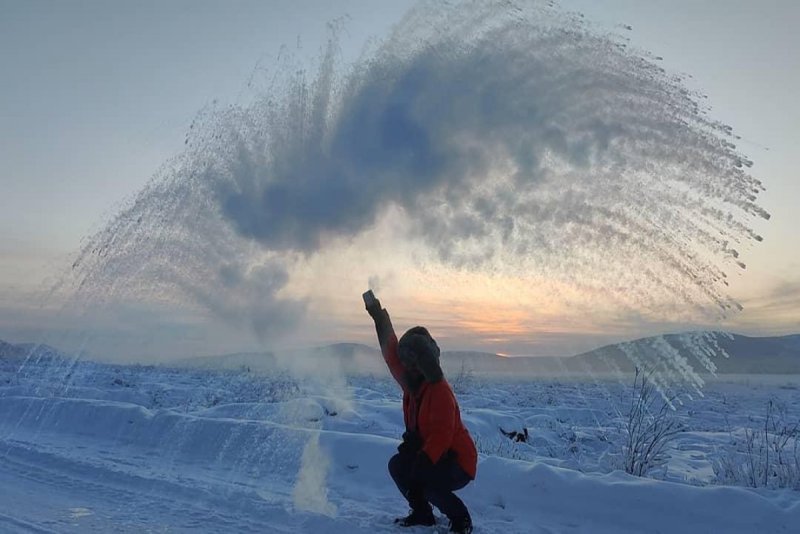 Природа Якутии зимой