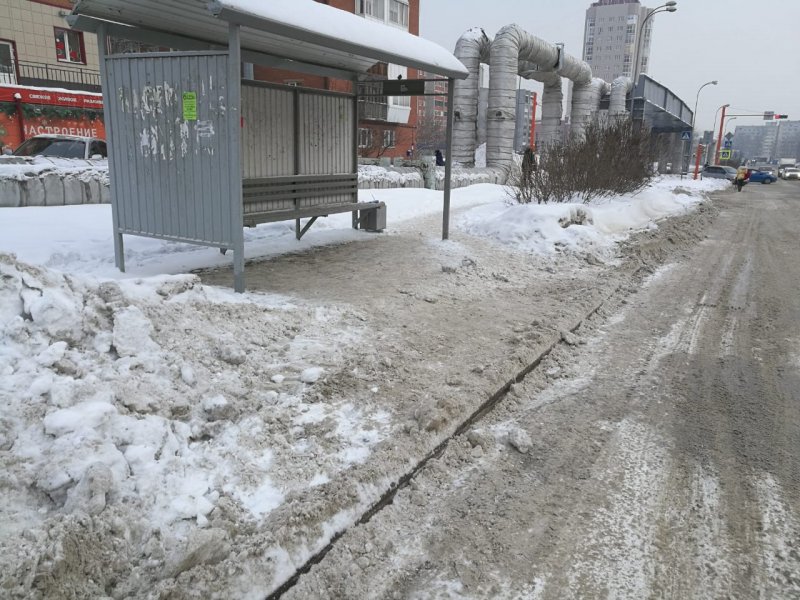 Снег в Новокузнецке