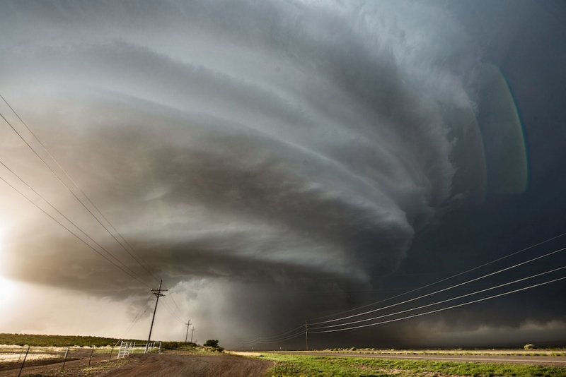 Штат Оклахома природа аллея Торнадо