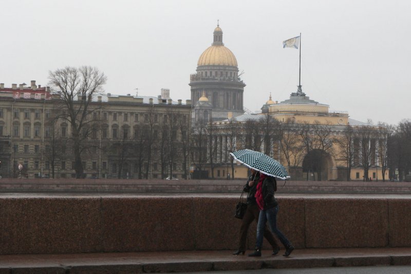 Ветер на Неве в Санкт-Петербурге