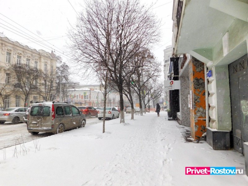 Пушкинская улица Ростов-на-Дону зимой
