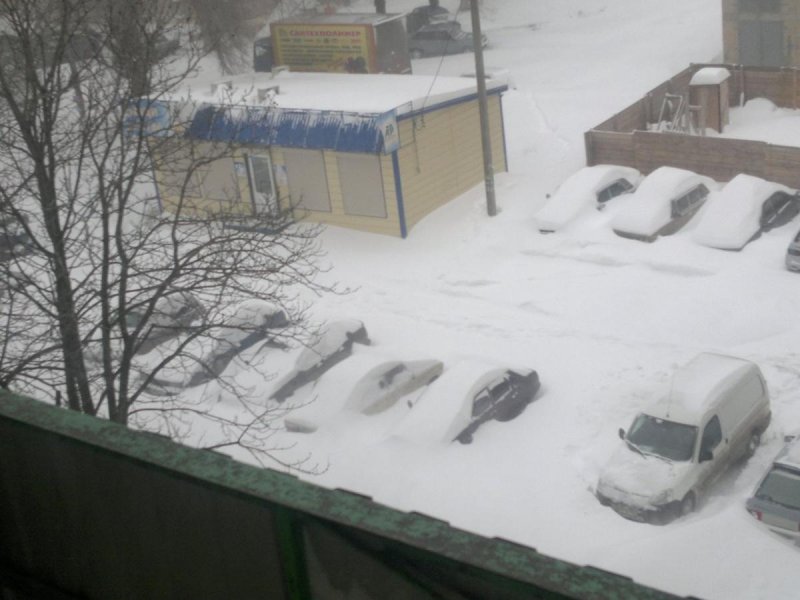 Ростов снегопад 2014