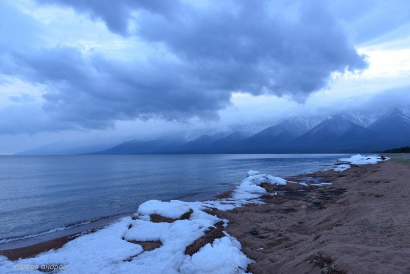 Озеро Байкал Баргузинский залив
