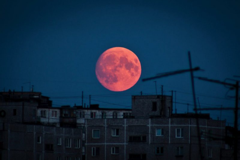 Кровавая Луна над Москвой