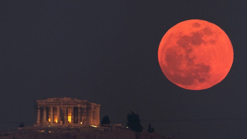 Кровавая Луна природное явление