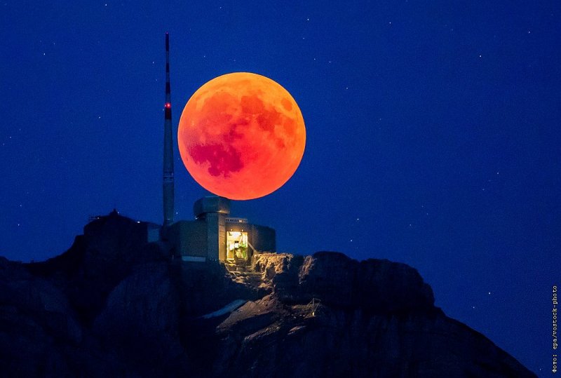 Лунное затмение Кровавая Луна