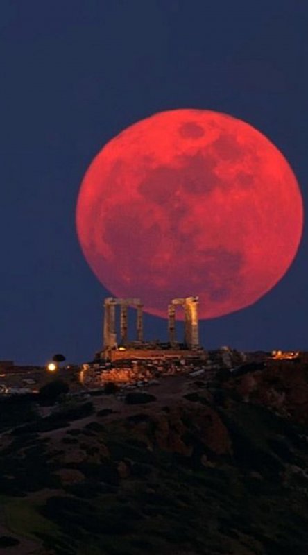 Кровавая Луна явление природы