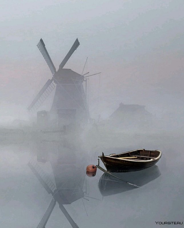 Лодка в тумане