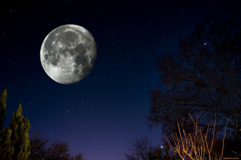 Вечерняя Луна