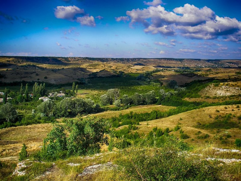 Природный ландшафт горного Крыма