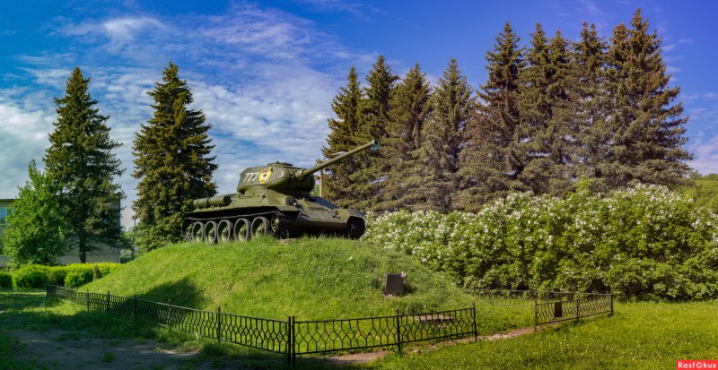 "Танк т-34-85" р-н д. Марьино.