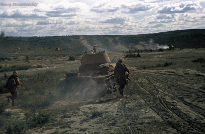 Танковый бой 1941-1945