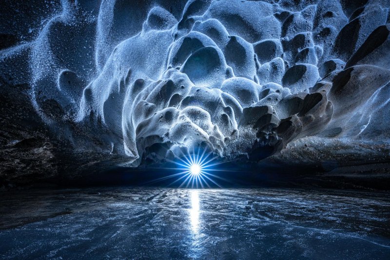 Пещера кристаллов Исландия