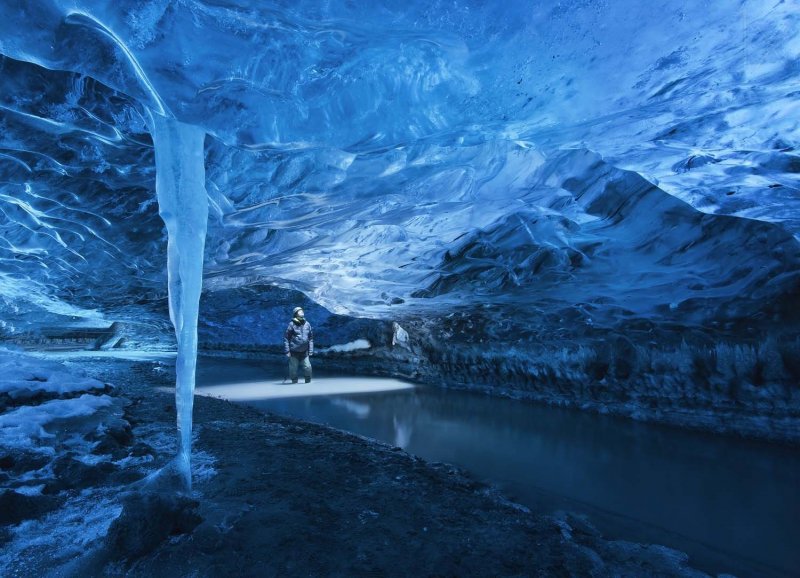 Скафтафетль Исландия Ледяная пещера