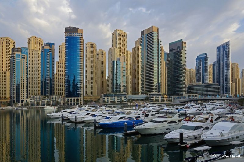 Dubai Marina набережная