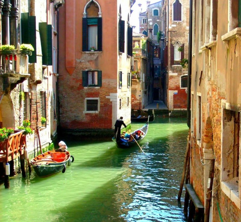 Бирюзовый канал, Венеция, Италия