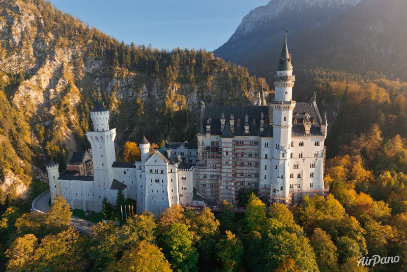 Замок Лебединый Утес Бавария